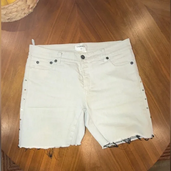 CHANEL Women's Denim Shorts - Picture 5 of 15
